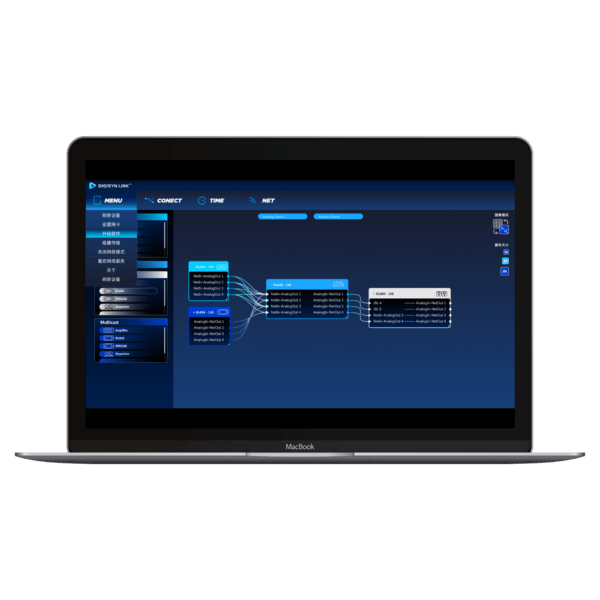 Digisyn Link OS , Menu router GUI